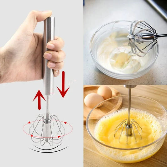 (🔥🎁2024 New Year Hot Sale🎁 NOW-49% OFF) Stainless Steel Semi-Automatic Whisk