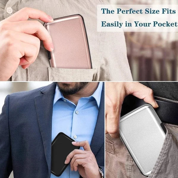 RFID ANTI-THEFT ALUMINUM WALLET CLIP