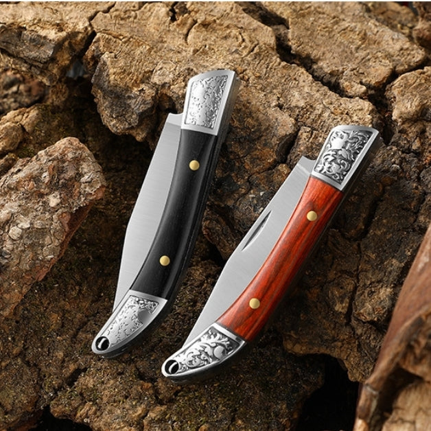 🎁Early Christmas Sale 70% OFF🎄 - Colored Wooden Handle Folding Knife