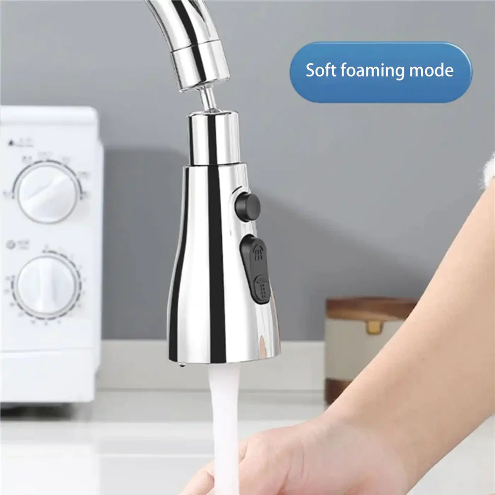 360° Rotation 3 Modes Kitchen Sink Faucet Extension