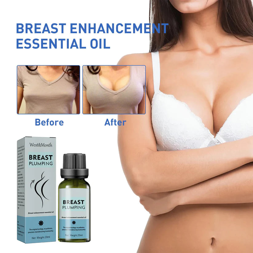 Plant essential oil for breast enhancement