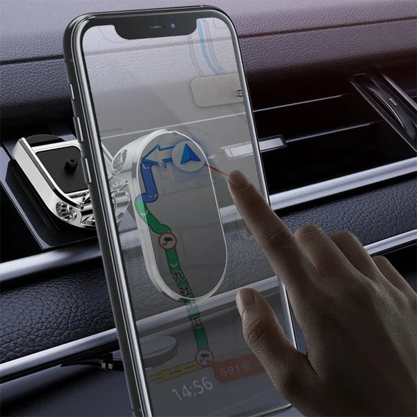 🔥2023 New Years Sale - 55% OFF🔥 Alloy Folding Magnetic Car Phone Holder