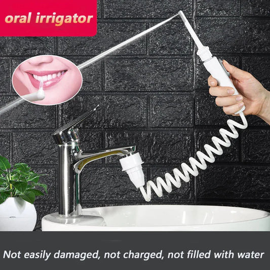 Water Faucet Teeth Flushing Oral Irrigator