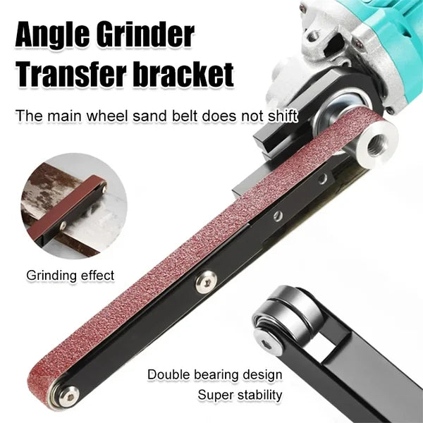 🔥Angle grinder modified belt sander