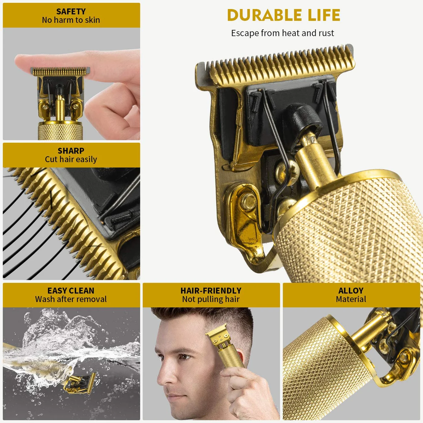 Electric Pro Hair Clippers Trimmer Shaver For Men