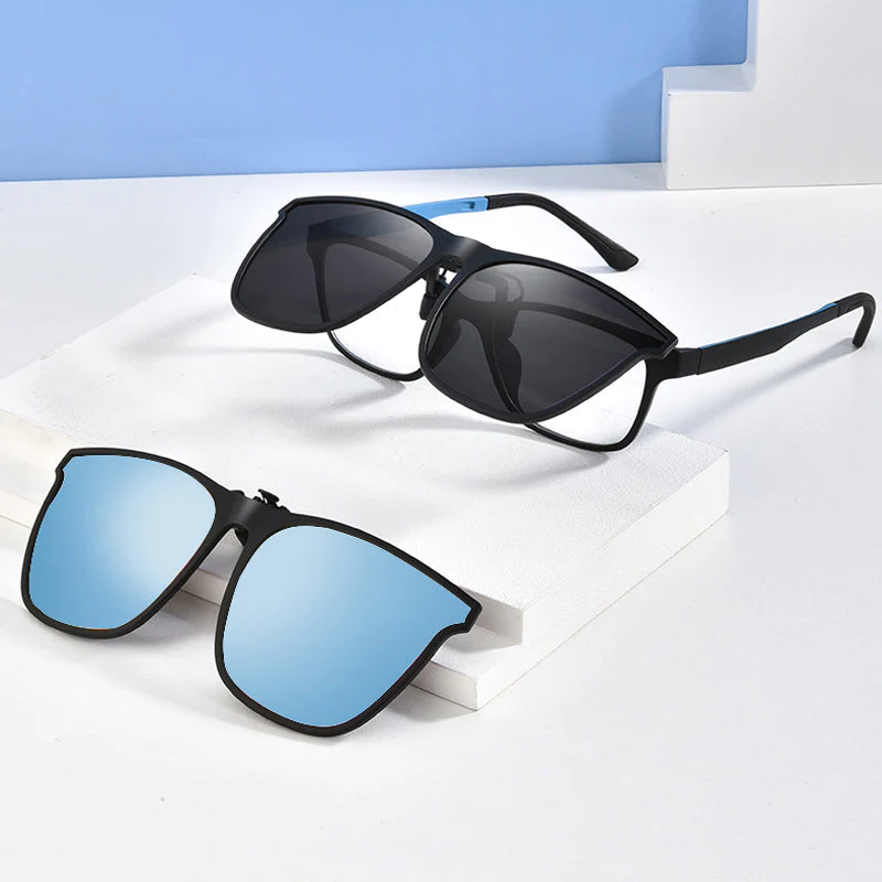 New Polarized Clip-on Flip Up Sunglasses(Buy 1 Get 1 Free)