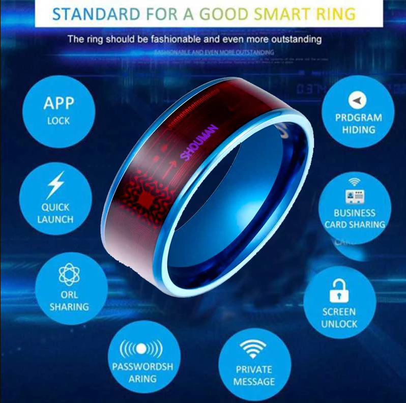 LAST DAY Promotion 70% OFF🔥Magic Wear NFC Multifunctional Smart Digital Ring