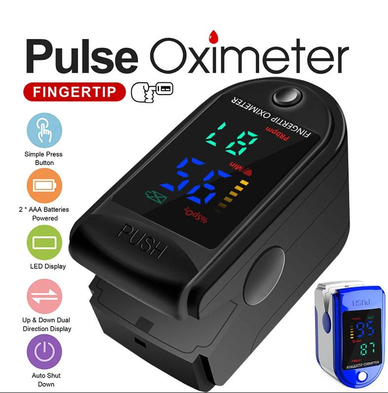 Household fingertip pulse oximeter