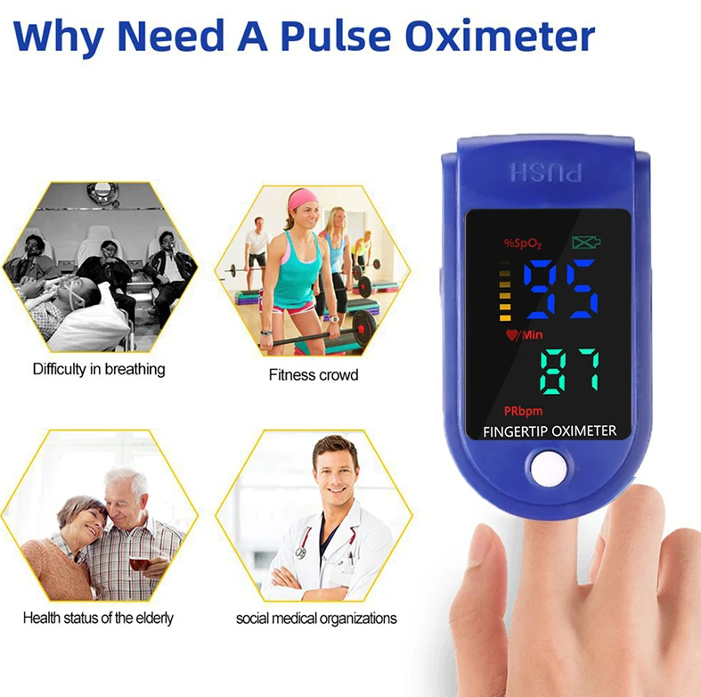 Household fingertip pulse oximeter