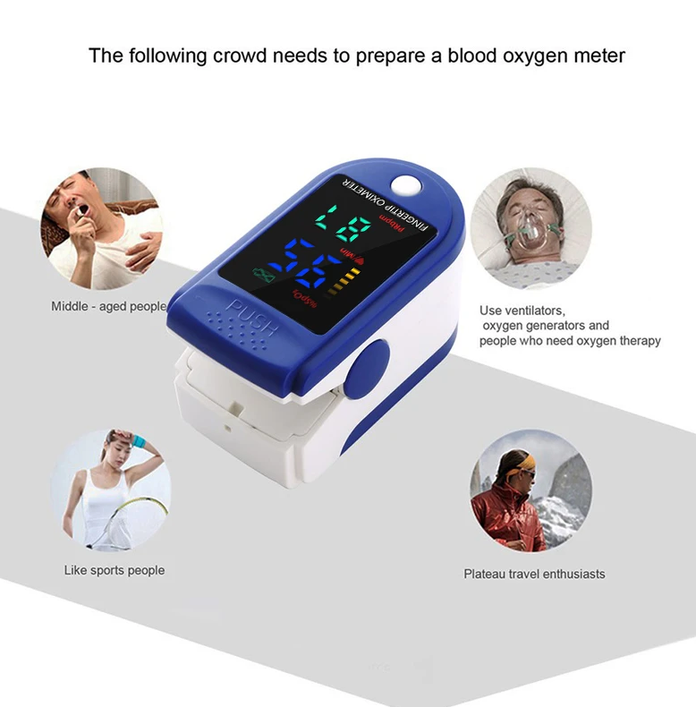 Household fingertip pulse oximeter