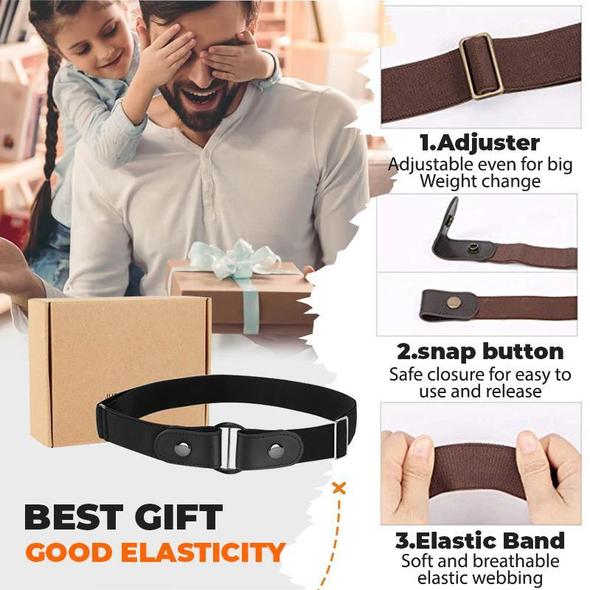 Buckle-free Invisible Elastic Waist Belts【The latest fashion trends in Europe and America】