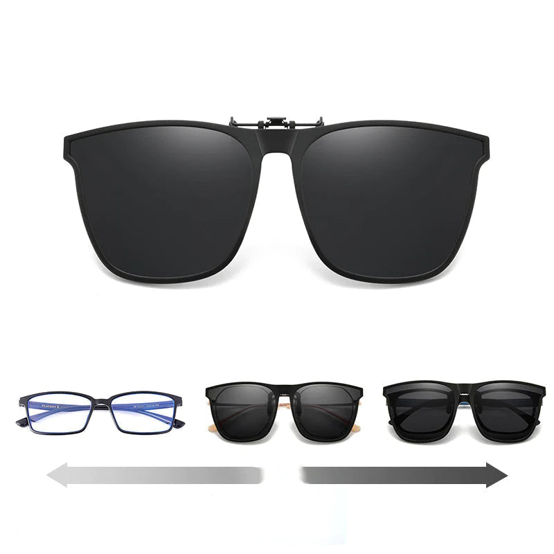 New Polarized Clip-on Flip Up Sunglasses(Buy 1 Get 1 Free)