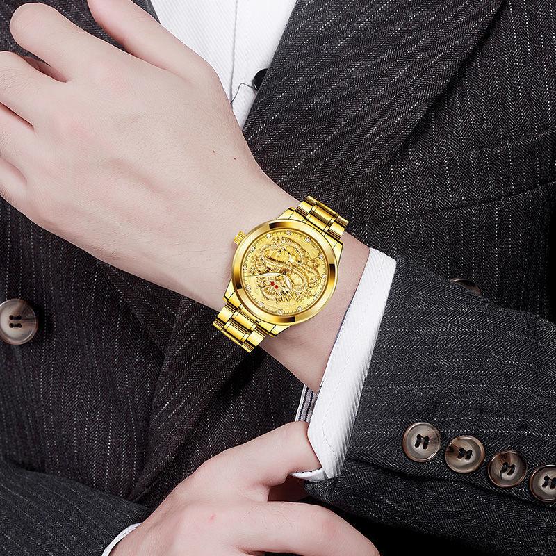 🔥LAST DAY Promotion 70% OFF🔥Fashionable Golden Dragon Watch