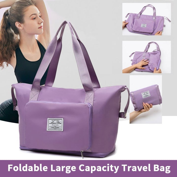 Waterproof Large Capacity Foldable Storage Bag Handbag【Cash On Delivery + Local Stock (Express 3 Day Delivery)】