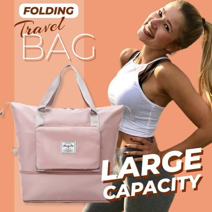 Waterproof Large Capacity Foldable Storage Bag Handbag【Cash On Delivery + Local Stock (Express 3 Day Delivery)】