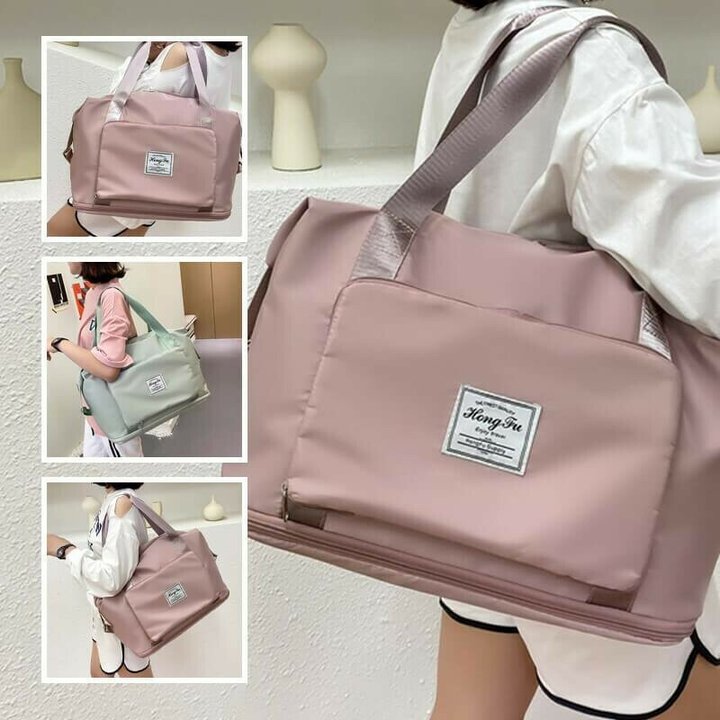 Waterproof Large Capacity Foldable Storage Bag Handbag【Cash On Delivery + Local Stock (Express 3 Day Delivery)】