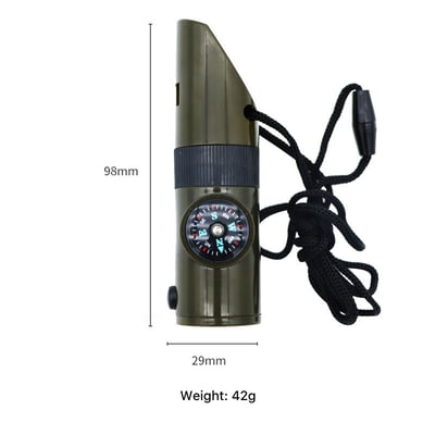 🔥Last day promotion 50% OFF💥Outdoor 7-in-1 Multifunctional Whistle Survival Whistle