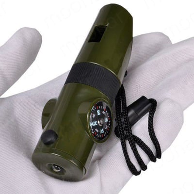 🔥Last day promotion 50% OFF💥Outdoor 7-in-1 Multifunctional Whistle Survival Whistle